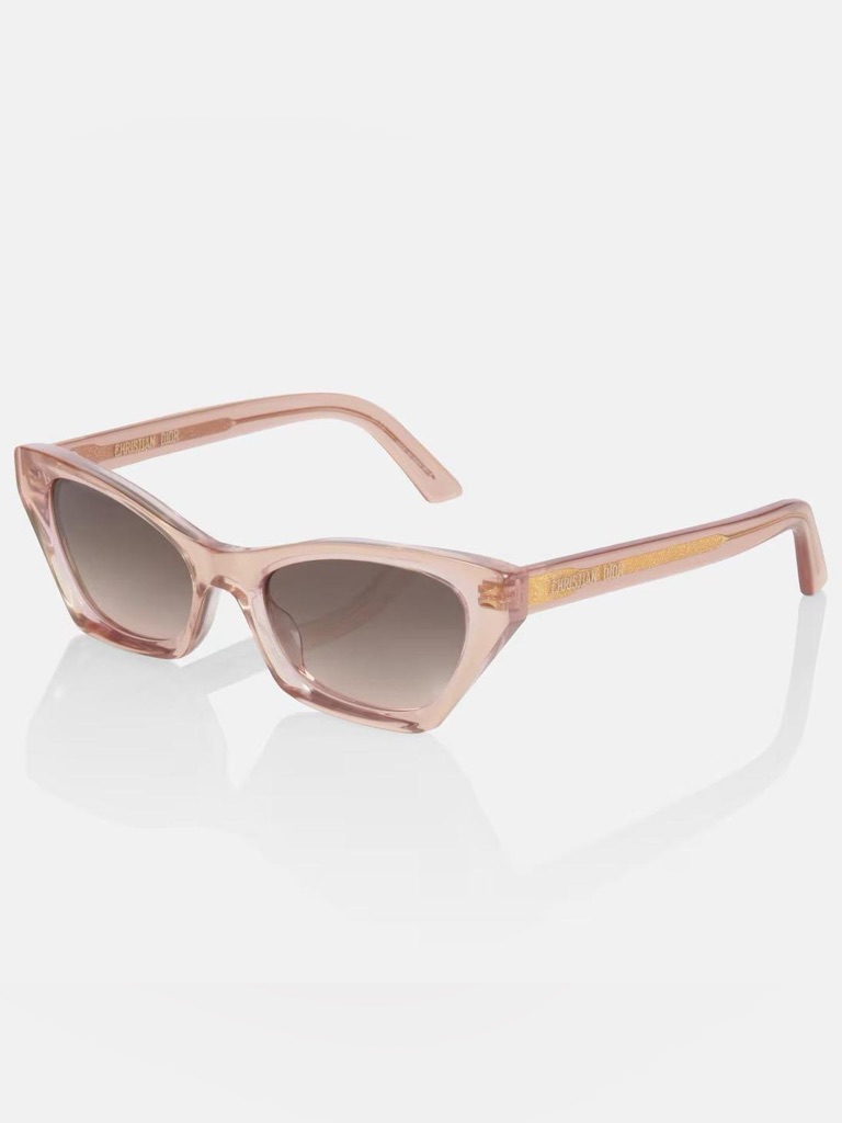 Dior Pink Acetate Diormidnight B1i Cat-Eye Sunglasses